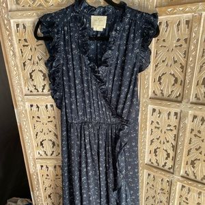 Kate Spade Blue Floral Print Dress